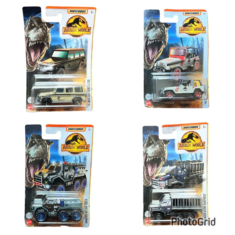 Jurassic World Dominion Matchbox Vehicles Cars Toys New